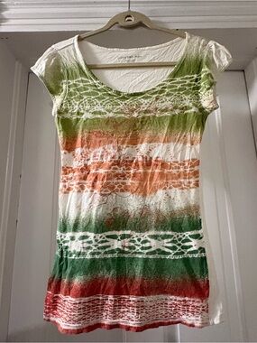 Calvin Klein Jeans Women’s Scoop Neck Short Sleeve Shirt Size Small
